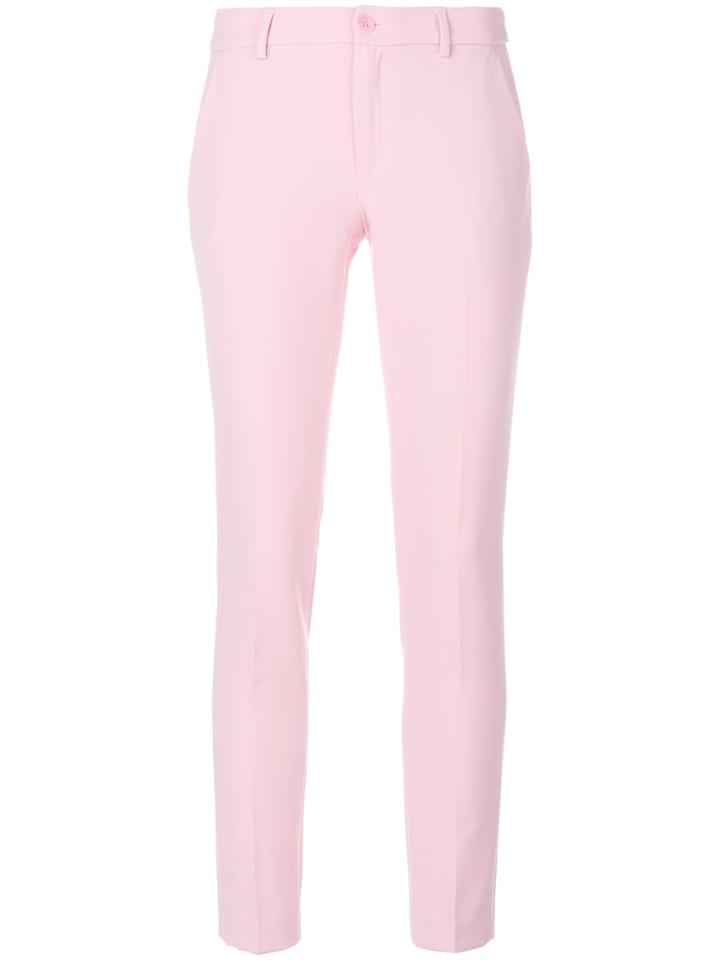 Liu Jo Skinny Fitted Trousers - Pink & Purple