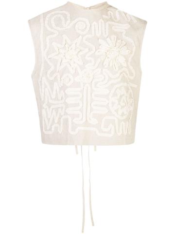 Chin Menswear Intl Tribe Totem Top - Neutrals