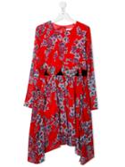 Philosophy Di Lorenzo Serafini Kids Teen Floral Maxi Dress - Red