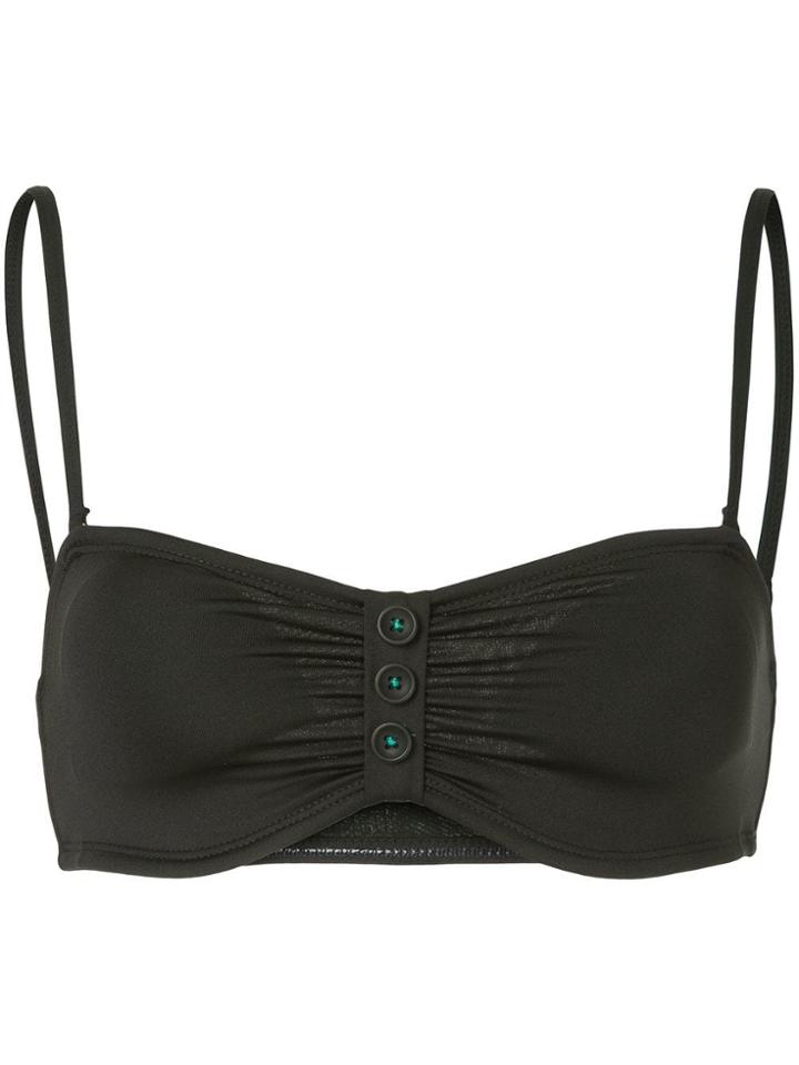 Duskii Appletini Bandeau Bikini Top - Black