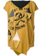 Vivienne Westwood Anglomania Oversized Asymmetric T-shirt - Yellow &