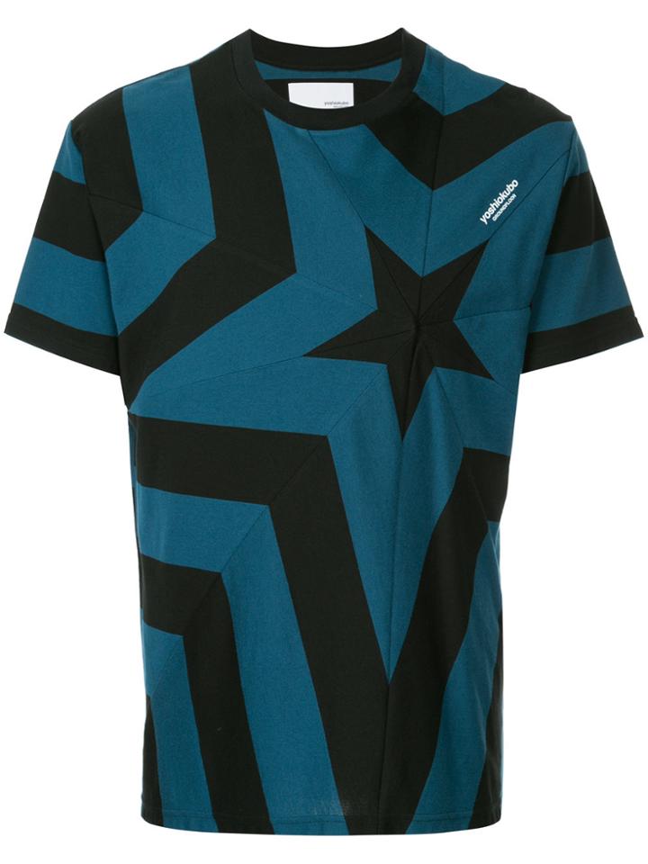 Yoshiokubo Star Print T-shirt - Blue