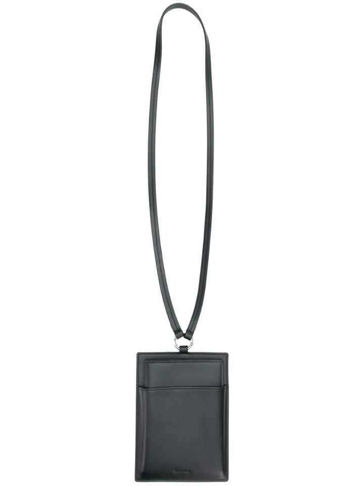 Jil Sander Lanyard Cardholder - Black