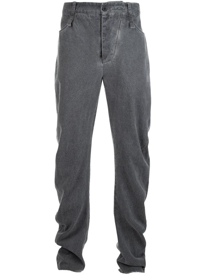 Lost & Found Ria Dunn Loose-fit Trousers, Men's, Size: Large, Grey, Cotton/polyester/virgin Wool