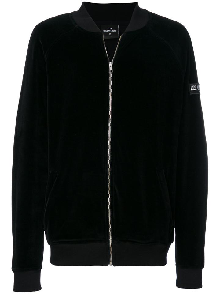 Les (art)ists Zipped Fitted Sweatshirt - Black