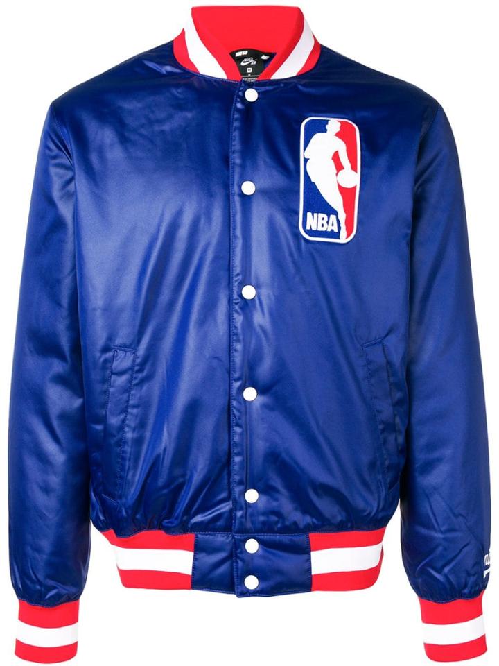 Nike Sb X Nba Bomber Jacket - Blue