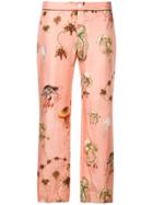 F.r.s For Restless Sleepers Printed Trousers - Pink & Purple