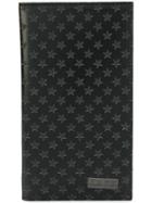 Fefè Star Print Wallet - Black