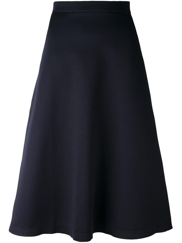 Être Cécile A-line Midi Skirt, Women's, Size: Large, Blue, Viscose/polyurethane
