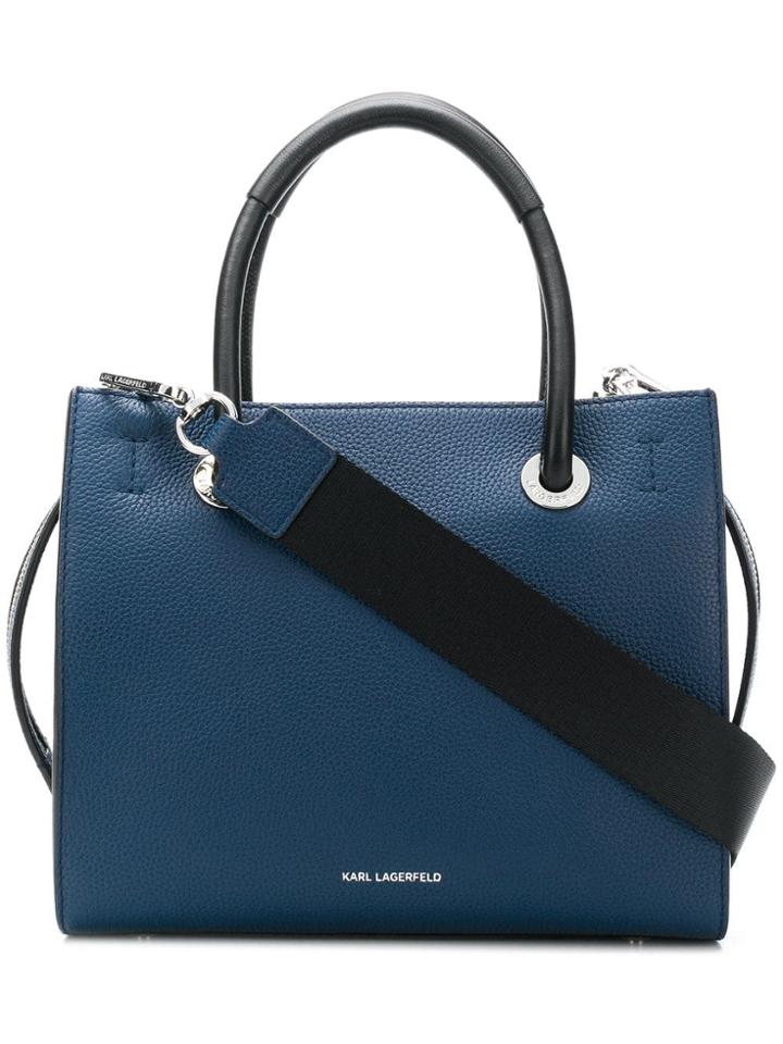 Karl Lagerfeld K/karry All Mini Shopper Tote - Blue