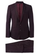 Dolce & Gabbana Formal Suit, Men's, Size: 48, Red, Cupro/viscose/virgin Wool