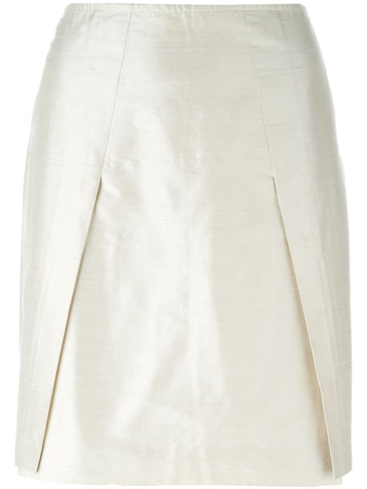 Romeo Gigli Vintage Mini Pencil Skirt - Nude & Neutrals