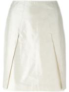 Romeo Gigli Vintage Mini Pencil Skirt - Nude & Neutrals