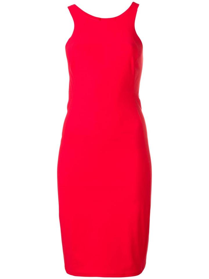 Patrizia Pepe Racer Back Dress - Red