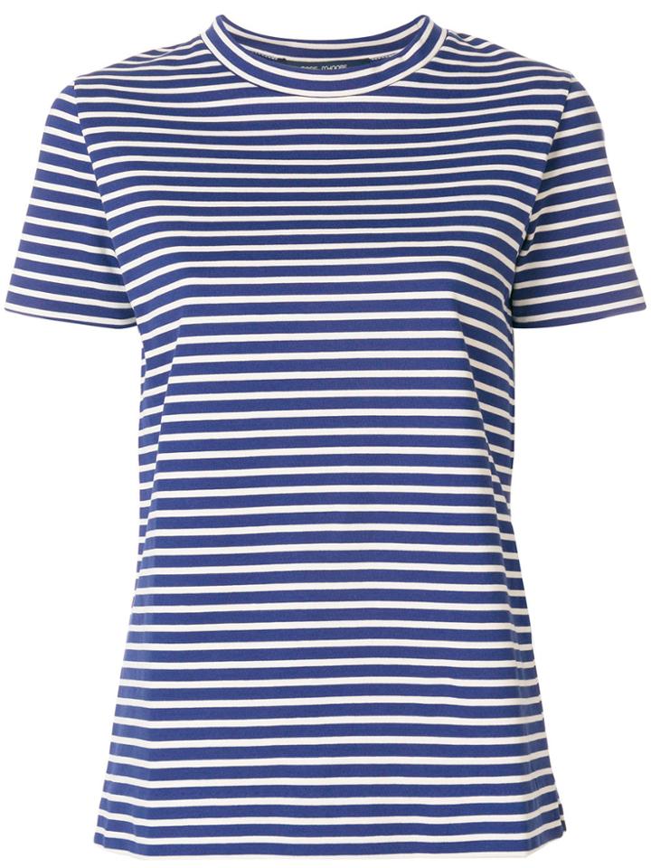 Sofie D'hoore Short-sleeve Striped Top - Blue