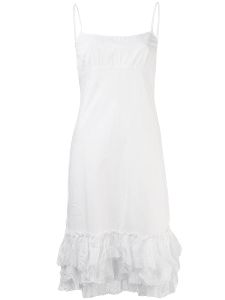 Dosa Slip Dress, Women's, Size: 2, White, Cotton