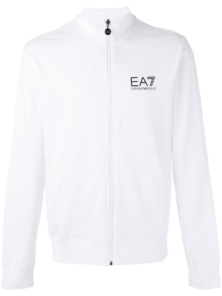 Ea7 Emporio Armani - Logo Track Jacket - Men - Cotton - M, White, Cotton