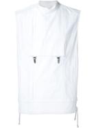 Alexandre Plokhov 'dispatch' Vest, Men's, Size: 48, White, Cotton/spandex/elastane