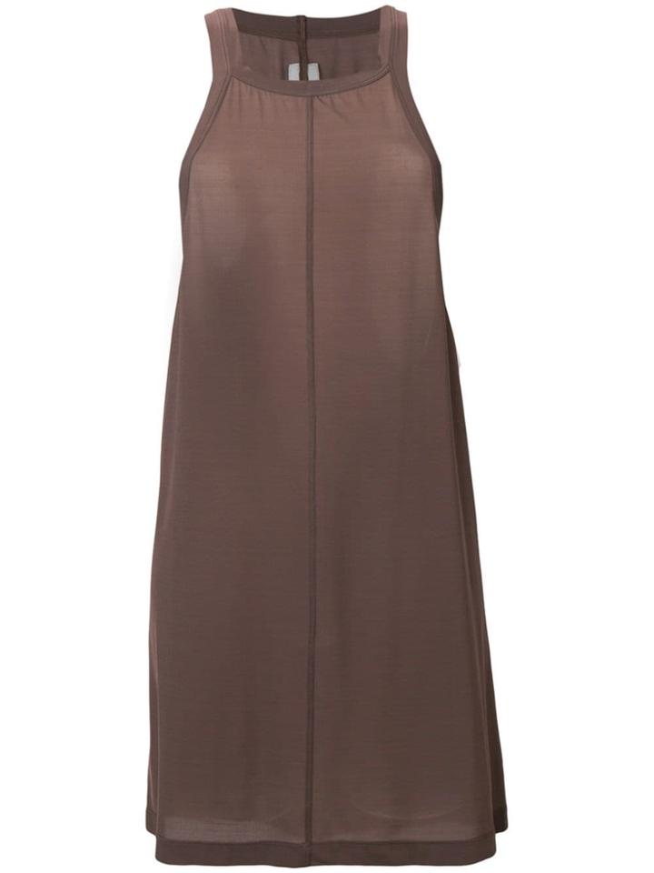 Rick Owens Long Tank Top - Brown