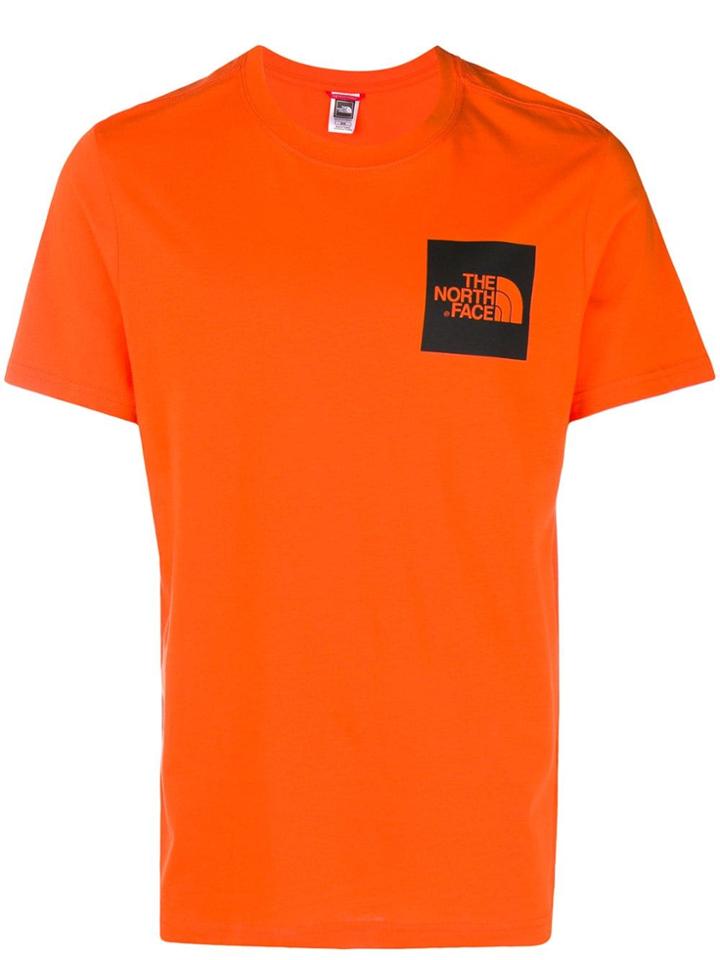 The North Face Logo Print T-shirt - Yellow & Orange