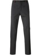 Dolce & Gabbana Tailored Trousers, Men's, Size: 52, Grey, Silk/cotton