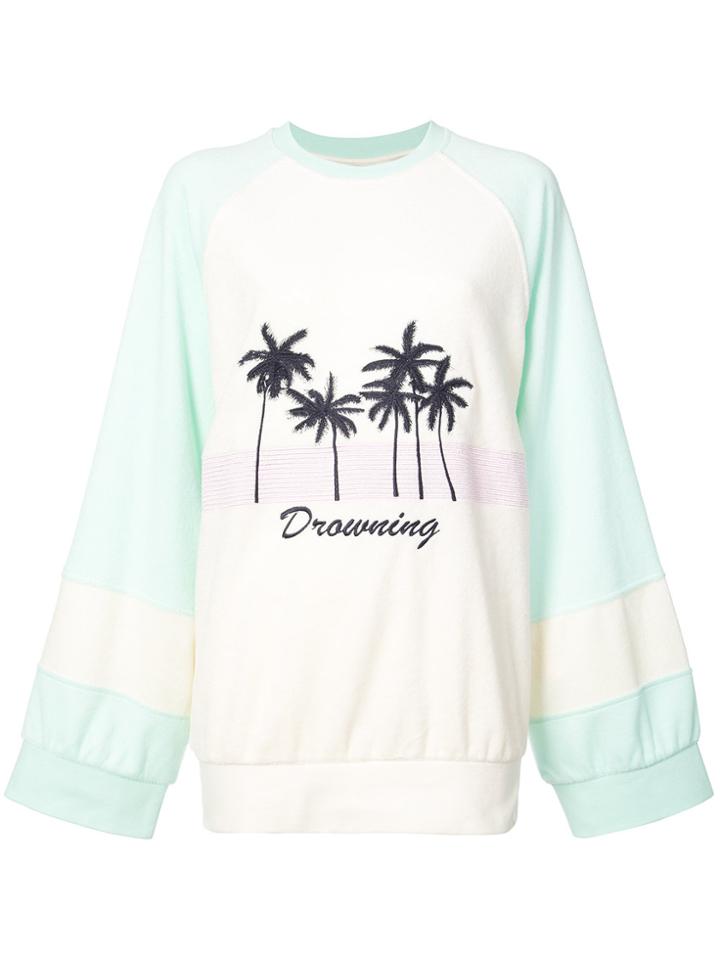 Fenty X Puma Palm Tree Print Sweatshirt - Green