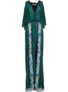 Mary Katrantzou 'fairnburn' Dress, Women's, Size: 8, Green, Silk