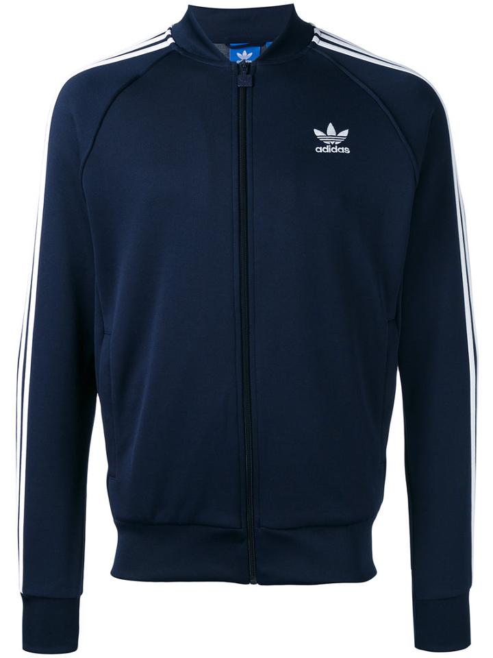 Adidas Originals Track Jacket, Men's, Size: Large, Blue, Cotton/polyester