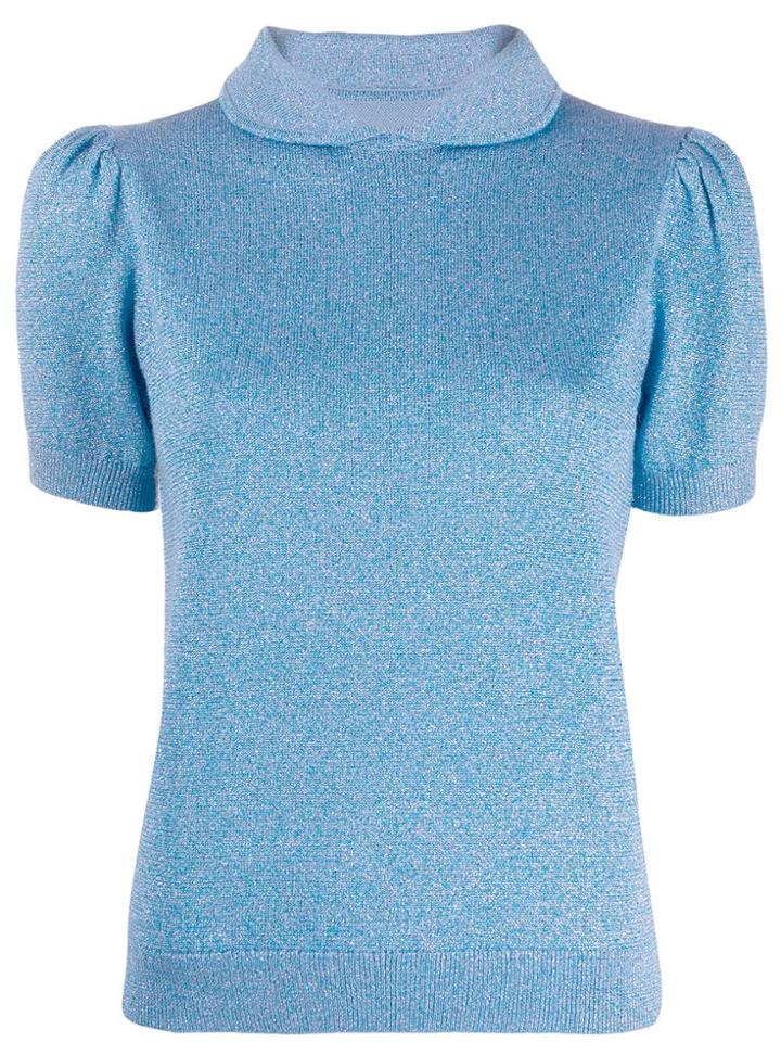 Shrimps Clement Knit Top - Blue