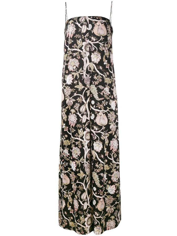 Zimmermann Floral Print Jumpsuit, Women's, Size: 0, Black, Silk/polyester