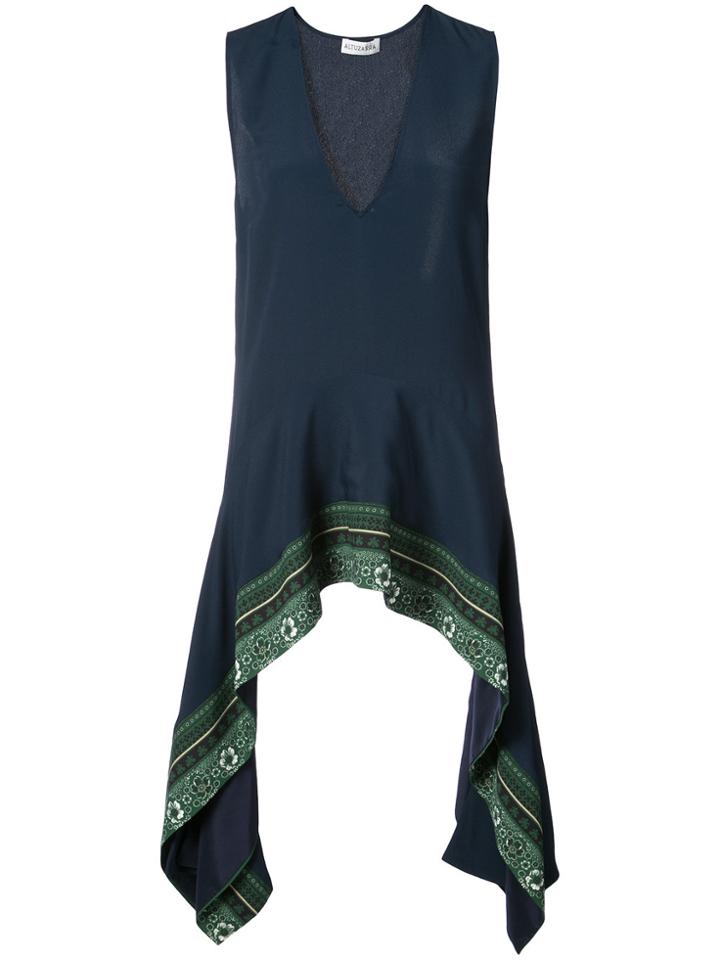 Altuzarra Asymmetric Longline Tank Top - Blue