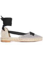 Castañer Lace Up Espadrilles - Blue