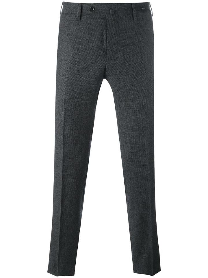 Pt01 Slim-fit Trousers, Men's, Size: 52, Grey, Virgin Wool
