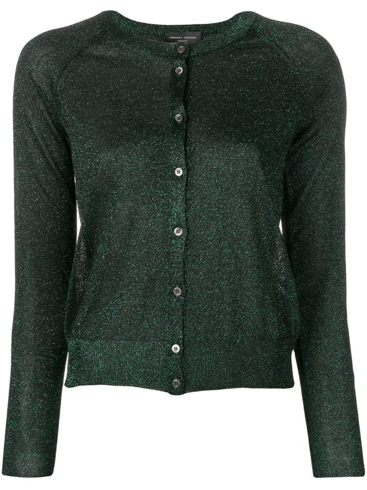 Roberto Collina Long-sleeve Fitted Cardigan - Green