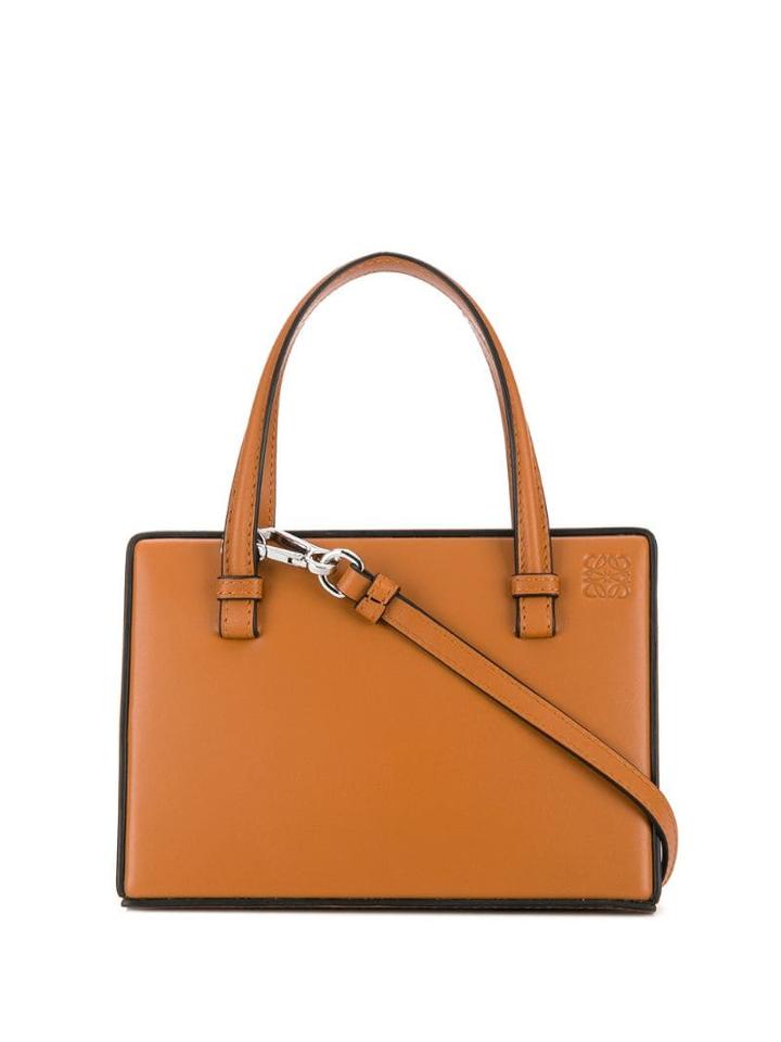 Loewe Postal Small Bag - Brown