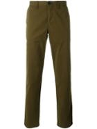 Ps By Paul Smith Classic Chinos, Men's, Size: 28/30, Green, Cotton/spandex/elastane