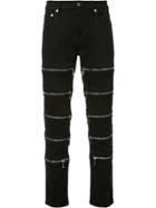 God's Masterful Children Multiple Zips Skinny Jeans - Black