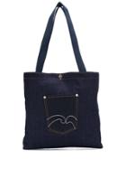 Société Anonyme Front Pocket Tote Bag - Blue