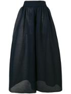 Fendi Vintage High Rise Wide-legged Trousers - Blue