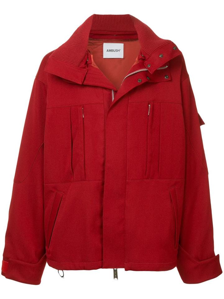 Ambush Logo Printed Jacket - Red