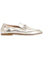Tod's Classic Logo Loafers - Gold