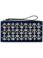 Marni Jewel Embellished Clutch Bag - Blue