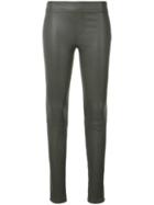 Helmut Lang Leather Leggings, Size: 8, Black, Leather