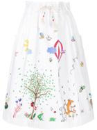 Mira Mikati Fairytale Skirt - White