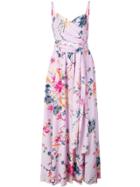 Dvf Diane Von Furstenberg Floral Print Maxi Dress - Purple