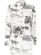 Alcaçuz Fidelidade Printed Top - White