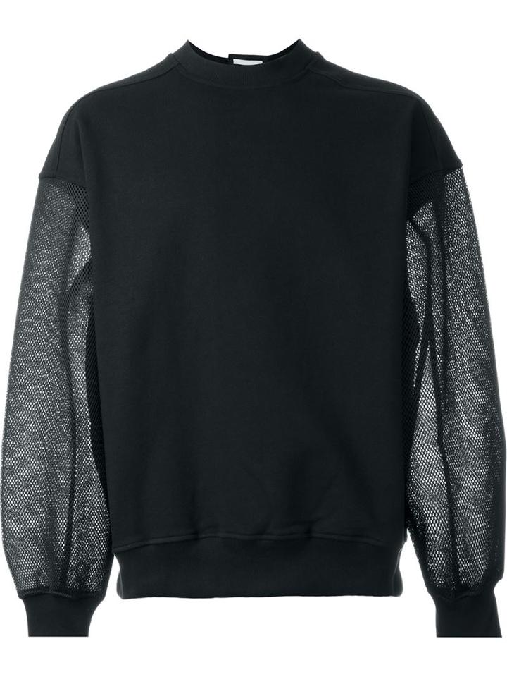 Christopher Shannon Mesh Sleeve Sweatshirt