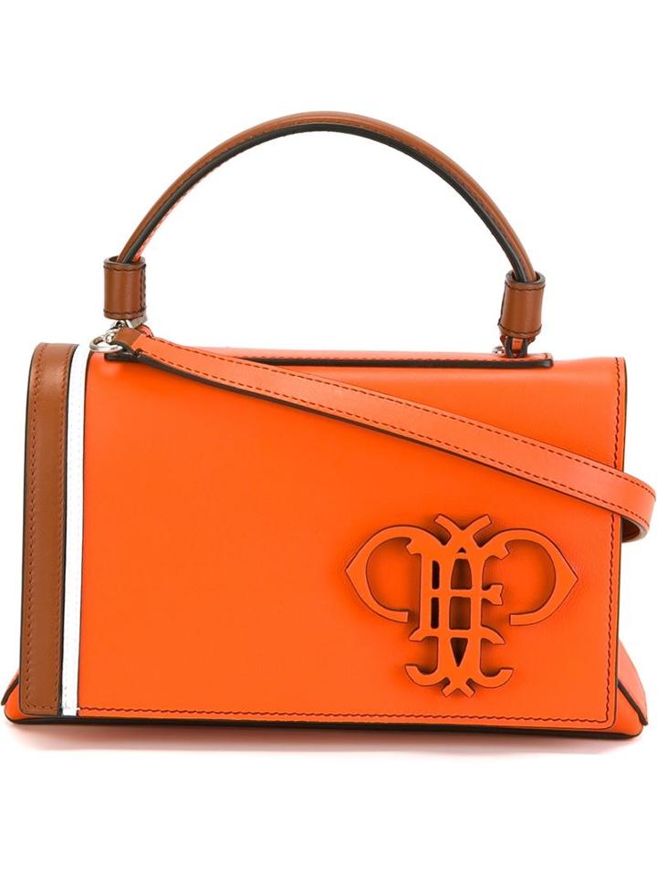 Emilio Pucci Embossed Logo Shoulder Bag