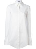 Jil Sander Navy - Plain Shirt - Women - Cotton/spandex/elastane - 38, White, Cotton/spandex/elastane
