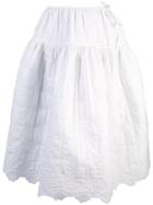 Cecilie Bahnsen Rosie A-line Skirt - White